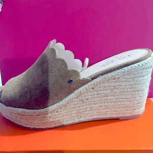 Kate spade sandals, platform style, spadrilles